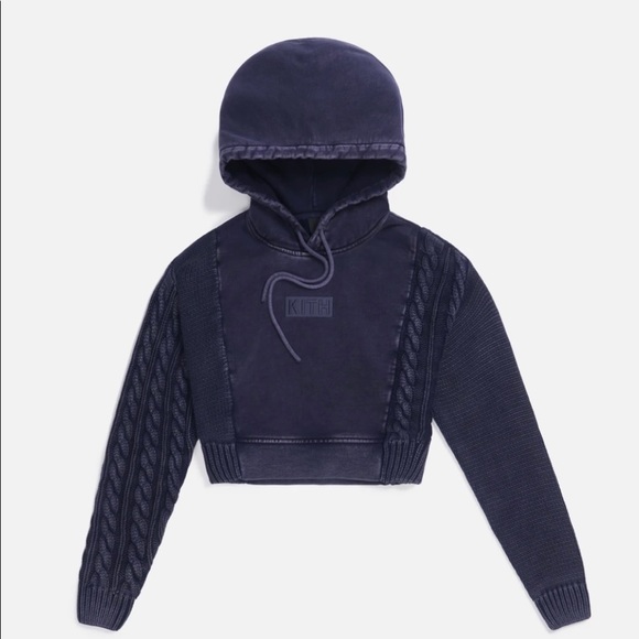 Kith Other - Kith Sierra cropped hoodie Navy XS